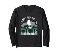 Non Ho Scelto Il Servizio Civile Vita L'HR Mi ha Scelto Divertente Maglia a Manica