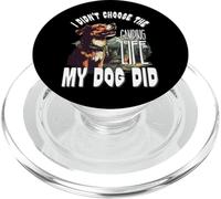 Non ho scelto la vita in campeggio Il mio cane ha fatto le vacanze con il cane PopSockets PopGrip per MagSafe