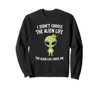 Non Ho Scelto l'Alien Life Chose Me Crown Apparel Felpa