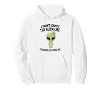 Non Ho Scelto l'Alien Life Chose Me Crown Apparel Felpa con Cappuccio