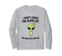 Non Ho Scelto l'Alien Life Chose Me Crown Apparel Maglia a Manica