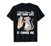 Non ho scelto The Rat Mom Life Mi ha scelto Rat Mama Rodent Maglietta
