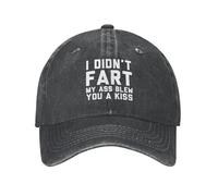 Non Ho Scoreggiato, Ti Ho Mandato Un Bacio Uomini Donna Visiera Baseball Cappellino Leggera Cappelli da papà Cotone Cappello da Sole per All'Aperto Campeggio Che Corre