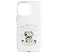 Non Ho Tempo Devo Occuparmi Dei Cani Allevatore Uomo Custodia per iPhone 15 Pro Max