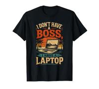 Non Ho Un Capo, Ho Un Laptop Collezione Design Maglietta
