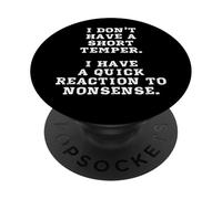 Non ho un commento sarcastico divertente sarcastico PopSockets PopGrip Adesivo