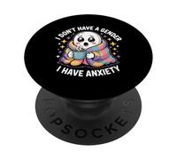 Non Ho Un Genere Ho L'ansia Non Binaria PopSockets PopGrip Adesivo