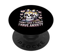 Non Ho Un Genere Ho L'ansia Non Binaria PopSockets PopGrip Adesivo