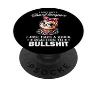 Non ho una reazione irascibile PopSockets PopGrip Adesivo