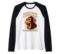 Non Ho Una Vite Allentata, è Caduto - Divertente Umorismo da Gorilla Maglia con Maniche Raglan
