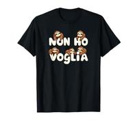 Non Ho Voglia Bradipi Ironia Relax Regalo Maglietta