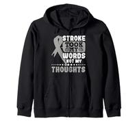 Non I Miei Pensieri - Disturbo della Comunicazione Afasia Felpa con Cappuccio