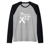 Non ignorare Il Pugno di Potere della Fase Quattro Maglia con Maniche Raglan