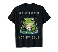 Non Il Mio pascolo Non Le Mie Mucche Amphibian Nerd Toad Fan Maglietta