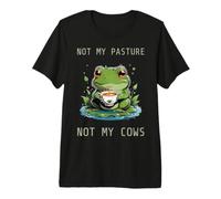 Non Il Mio pascolo Non Le Mie Mucche Amphibian Nerd Toad Fan Maglietta Premium