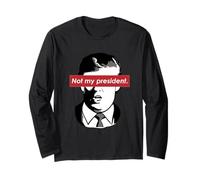 Non Il Mio Presidente libertà di Parola Critica del Governo Maglia a Manica