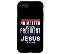 Non importa chi sia il presidente Gesù è re Elezioni Custodia per iPhone SE (2020) / 7 / 8