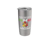 Non importa quanto sia figo tuo Nonno, il mio e Siciliano Bicchiere termico in acciaio inox doppia parete