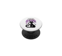 Non in vena di Spell Today Black Cat Witchy Humor PopSockets PopGrip Adesivo
