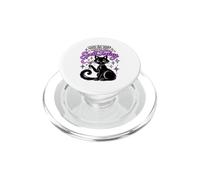 Non in vena di Spell Today Black Cat Witchy Humor PopSockets PopGrip per MagSafe