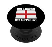 Non inglese ma supporto bandiera Inghilterra Supporto PopSockets PopGrip Adesivo