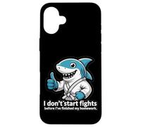 Non inizio litigi prima di aver finito i compiti Custodia per iPhone 16 Plus