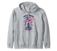 Non inseguire Attirare Soldi Amore Energia Vibes Manifest Calm Felpa con Cappuccio