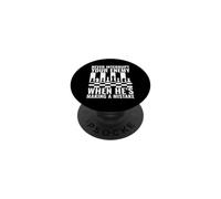 Non interrompere mai la citazione degli scacchi nemici PopSockets PopGrip Adesivo