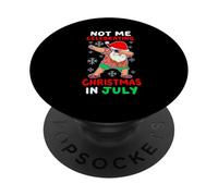 Non io festeggia il Natale a luglio Dabbing Santa Dab Boys PopSockets PopGrip Adesivo