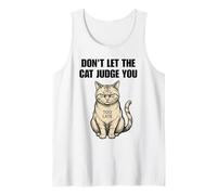 Non Lasciare Che Il Gatto Ti giudichi Troppo Tardi Canotta