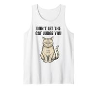 Non Lasciare Che Il Gatto Ti giudichi Troppo Tardi Canotta