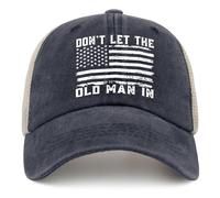 Non Lasciare Che Il Vecchio indossi Un Cappello da Camionista, Berretto da Baseball alla Moda in Rete per L'Estate