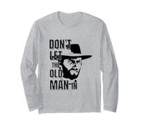 Non Lasciare Che Il Vecchio Uomo in Vintage Uomo Che Indossa Cappello da Cowboy Maglia a Manica