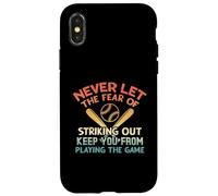 Non lasciare mai che la paura di colpire - Citazione Custodia per iPhone X/XS