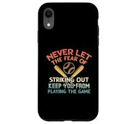 Non lasciare mai che la paura di colpire - Citazione Custodia per iPhone XR