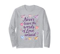 Non Lasciare mai Le Parole d'Amore Non Dette, Maglia a Manica