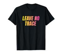 Non Lasciare Traccia Colorful Festival Musica Party Vibe Maglietta