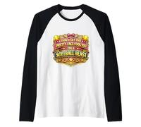 Non lasciarti ingannare dal Bel Viso Sono Una Bestia da Softball Maglia con Maniche Raglan