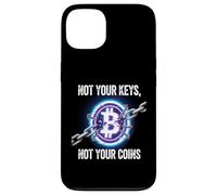 Non le tue chiavi Non le tue monete controllo di sicurezza bitcoin gratuito Custodia per iPhone 13