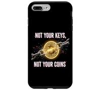 Non le tue chiavi Non le tue monete controllo di sicurezza bitcoin gratuito Custodia per iPhone 7 Plus/8 Plus