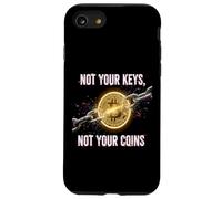 Non le tue chiavi Non le tue monete controllo di sicurezza bitcoin gratuito Custodia per iPhone SE (2020) / 7 / 8