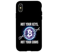 Non le tue chiavi Non le tue monete controllo di sicurezza bitcoin gratuito Custodia per iPhone X/XS