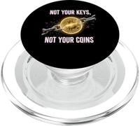 Non le tue chiavi Non le tue monete controllo di sicurezza bitcoin gratuito PopSockets PopGrip per MagSafe