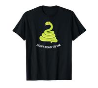 Non Leggere per Me Don'tReadToMe Art Serpente Verde 2026 Pat Maglietta