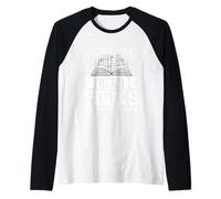 Non leggo Solo Libri, li scrivo Maglia con Maniche Raglan