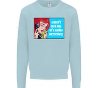 Non L'ho Visto Fare Paracadutismo Maglione Divertente Uomo