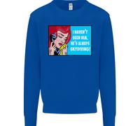 Non L'ho Visto Fare Paracadutismo Maglione Divertente Uomo