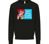 Non L'ho Visto Fare Paracadutismo Maglione Divertente Uomo