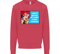 Non L'ho Visto Giocare A Calcio Divertente Uomo Felpa Maglione