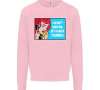 Non L'ho Visto Pescare Divertente Uomo Felpa Maglione